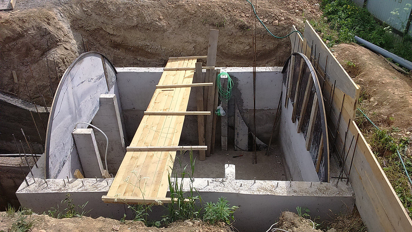 строительство бетонного подвала